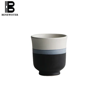 

250ml Vintage Ceramic Pottery Underglaze Teacup Master Small Tea Bowls Water Cup Milk Coffee Espresso Cups Art Drinkware Teaware