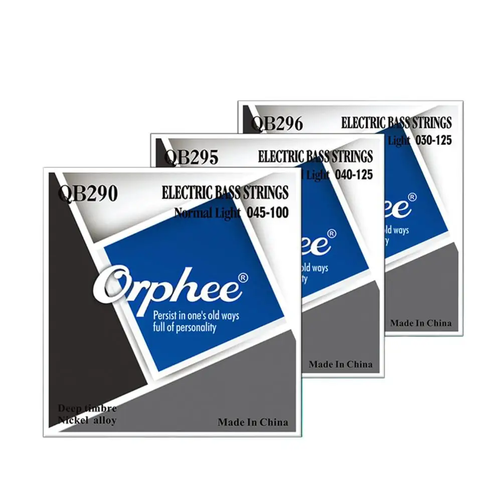 Orphee 4/5/6 Струны для электрических басов глубокий тембр шестигранный сердечник из