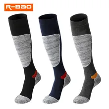 R-BAO High Quality Autumn Winter Warm Men Women Thermal Ski Socks Thick Cotton Sports Snowboard Skiing&Hiking Socks Thermosocks winter warm men women thermal ski socks thick cotton sports snowboard cycling skiing soccer socks leg warmers long socks