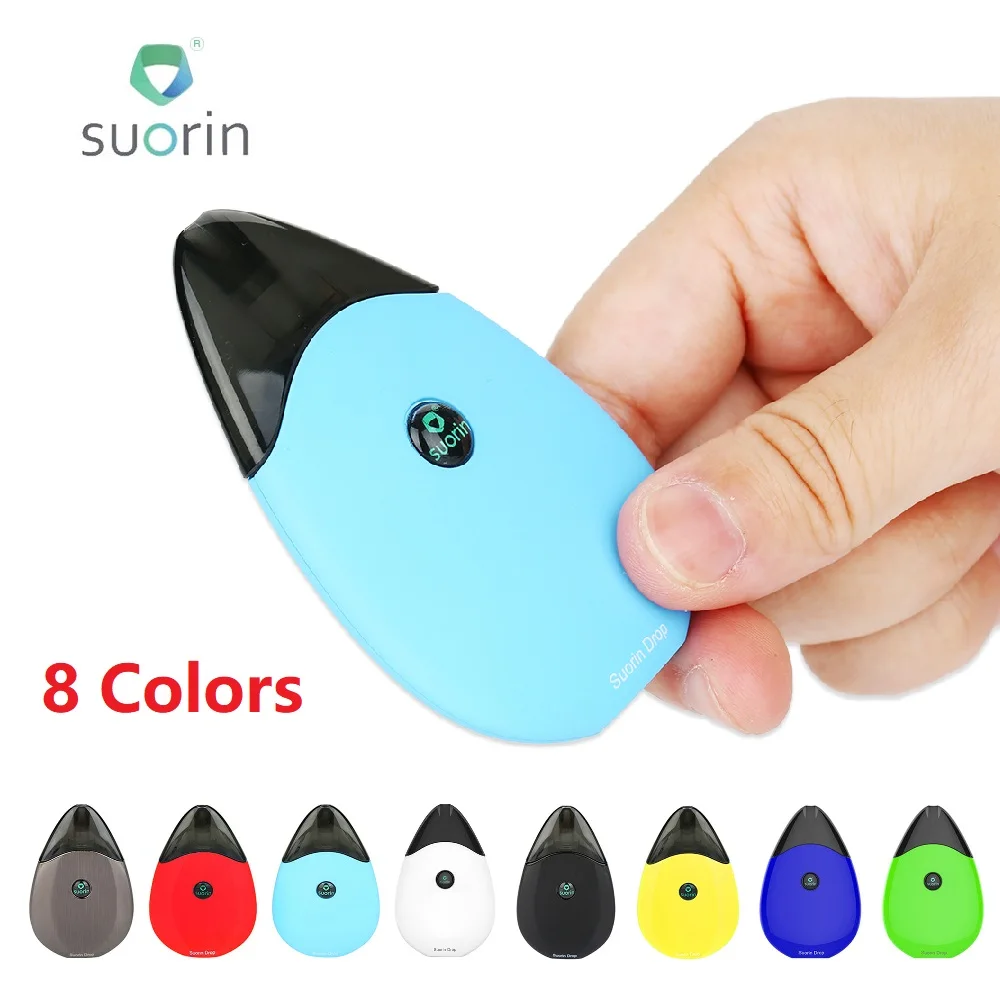 

Suorin Drop Starter Kit 310mAh Battery Mini E-cig with 2ml Cartridge Quick Chargingn E-cigarette Vape Kit VS Suorin Air 8 Colors