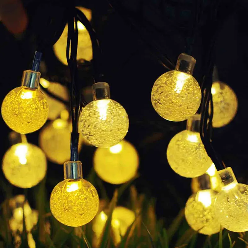 Солнечное освещение гирлянда наружные садовые огни многоцветный 30 LED