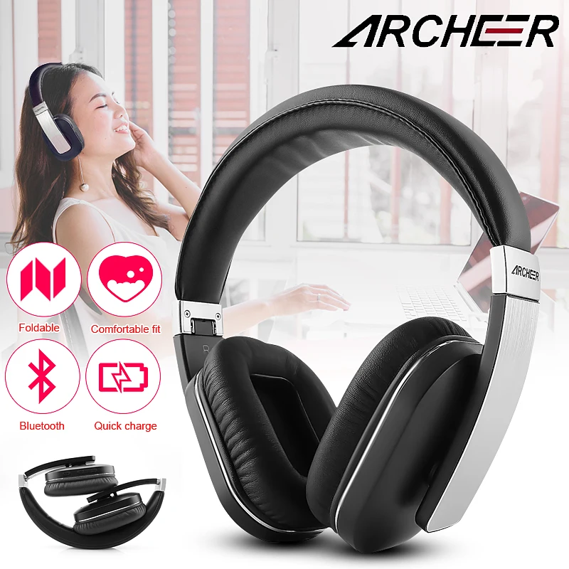 ARCHEER AH07 bluetooth Foldable Headphone Wireless Stereo Headphone