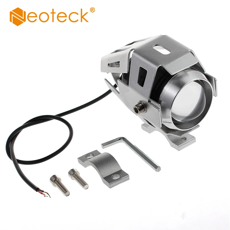 Neoteck 12 80 V 125 W U7 мотоциклетные фары ангельские глаза DRL Вспомогательные