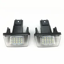 2Pcs CE Cars Error Free LED License Plate Light Chips Number Licence Plate Lamp for Peugeot 206 207 307 308 Citroen C3 C4 C5 C6 2Pcs CE Cars Error Free LED License Plate Light Chips Number Licence Plate Lamp for Peugeot 206 207 307 308 Citroen C3 C4 C5 C6