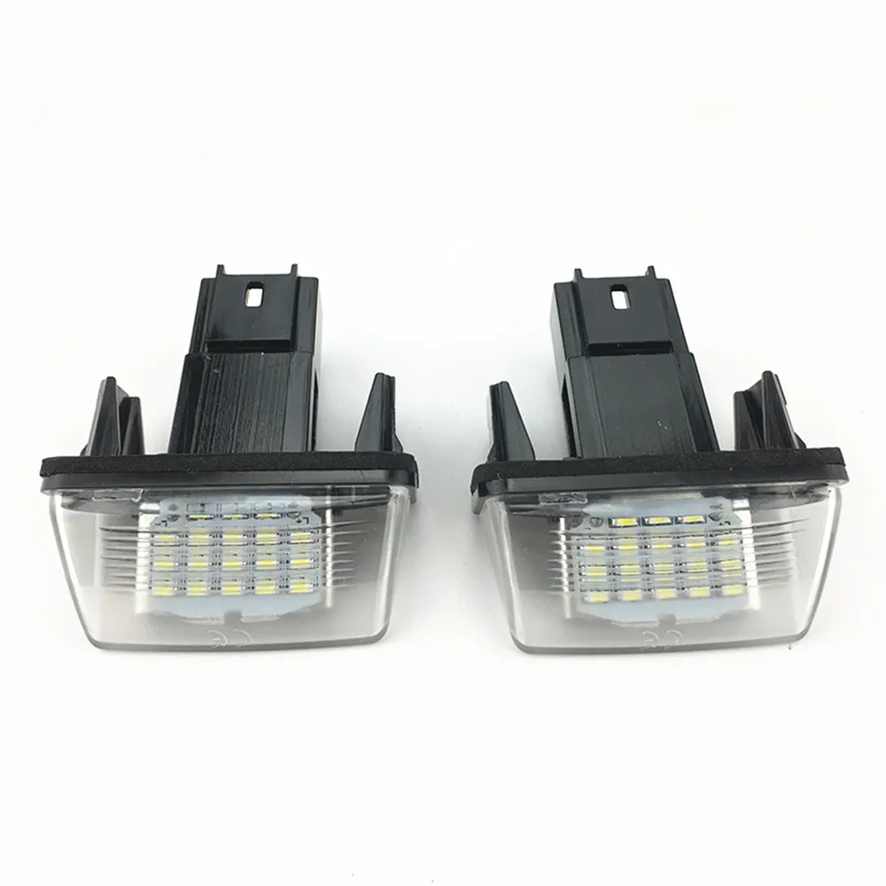 2Pcs CE Cars Error Free LED License Plate Light Chips Number Licence Plate font b Lamp