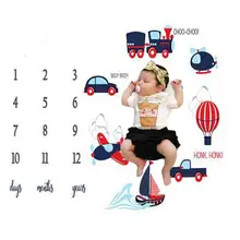 Детское ежемесячное одеяло-Ростомер супер мягкий фон для фотосъемки ткань для реквизит для фотосессии с младенцем девочка ребенок душ подарок