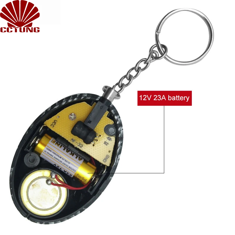 130db Mini SOS Panic Sound Personal Alarm Siren Safe Emergency Personal Alarm Safety Keychain Battery Built-in To Help Scare Off