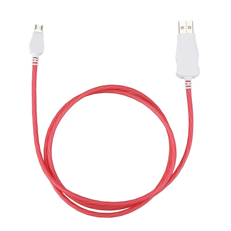 Micro Usb кабель 3 фута El Aurora Видимый светодиодный неоновый для зарядки Samsung Lg Motorola Nexus