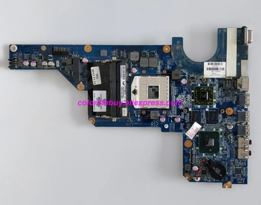 

Genuine 636372-001 DA0R12MB6E1 w HD6470/1G HM55 Laptop Motherboard for HP G4 G6-1000 Series G4T-1000 G7T-1000 NoteBook PC