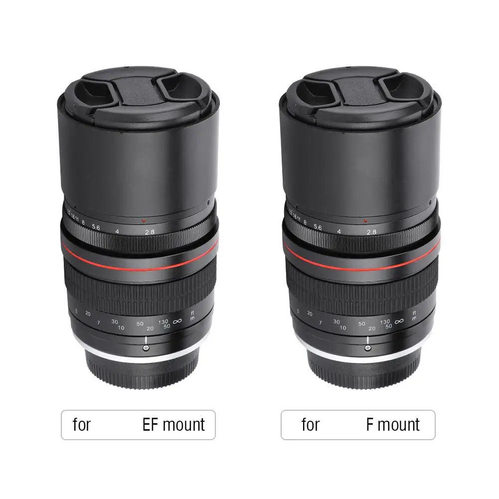 135 мм F2.8 DSLR Полнокадровый телеобъектив с большой апертурой ручной фиксированной фокусировкой крепление для камеры Canon EF Nikon F горячая распродажа