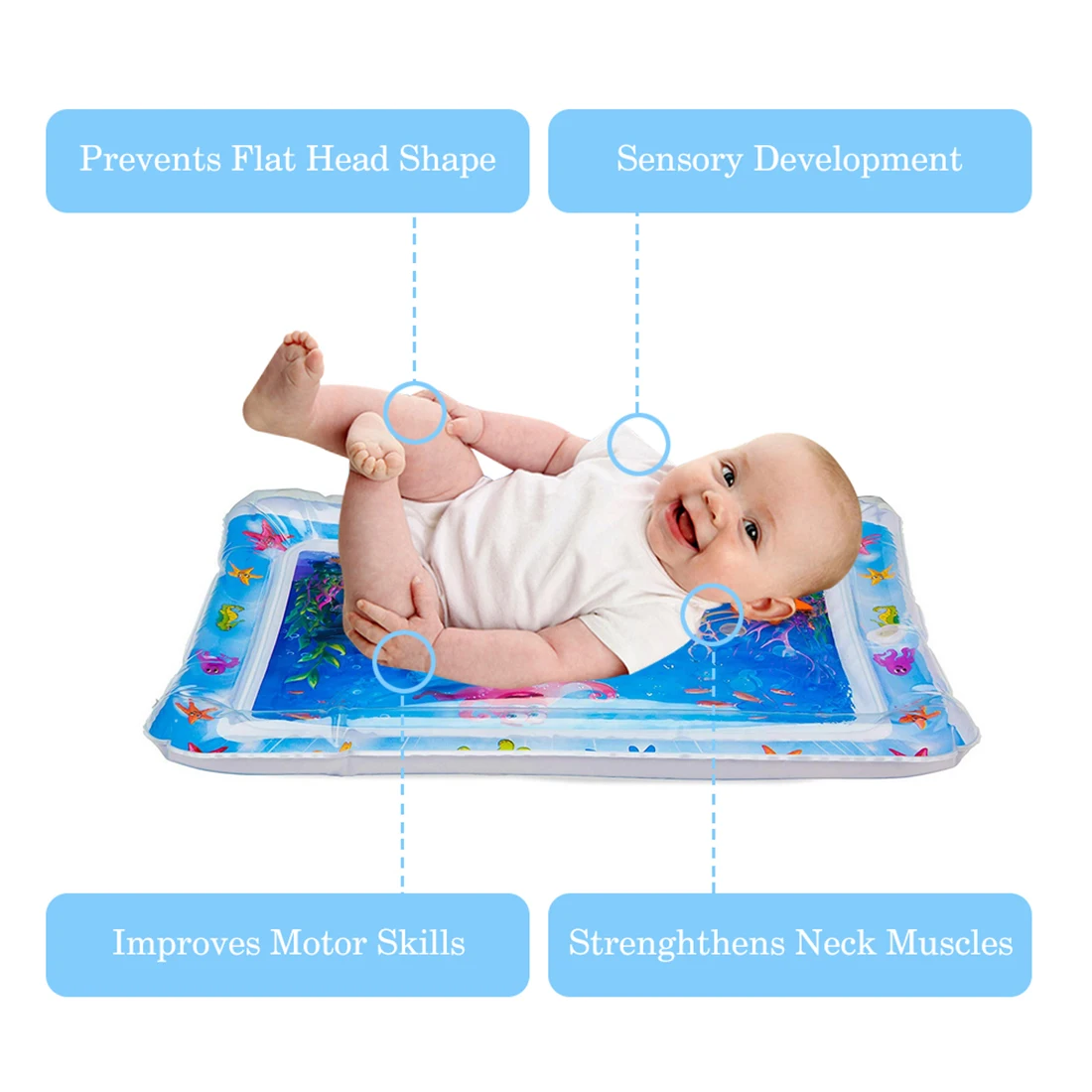 2019 Summer Creative Dual Use Baby Toys Inflatable Baby Pad Water Cushion Mat Patted Play Cushion For Infant - L 2019 Summer Creative Dual Use Baby Toys Inflatable Baby Pad Water Cushion Mat Patted Play Cushion For Infant - L