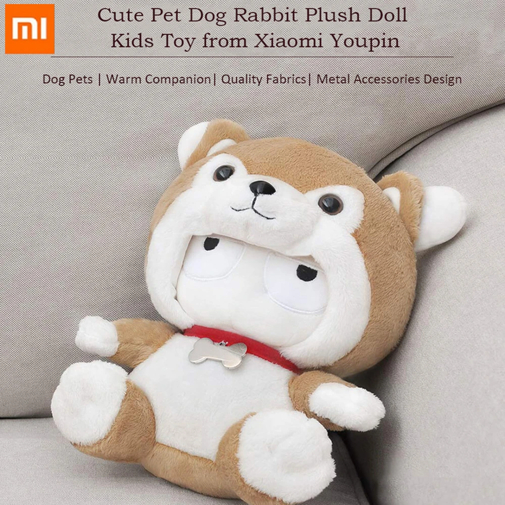 Xiaomi Youpin милая собака Кролик плюшевая кукла игрушка для детей кожа дружелюбная
