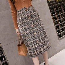 Винтажные юбки женские Весна Осень Зима корейские vestido модные тонкие новые сетчатые ткани с высокой талией длинные юбки женские F0396