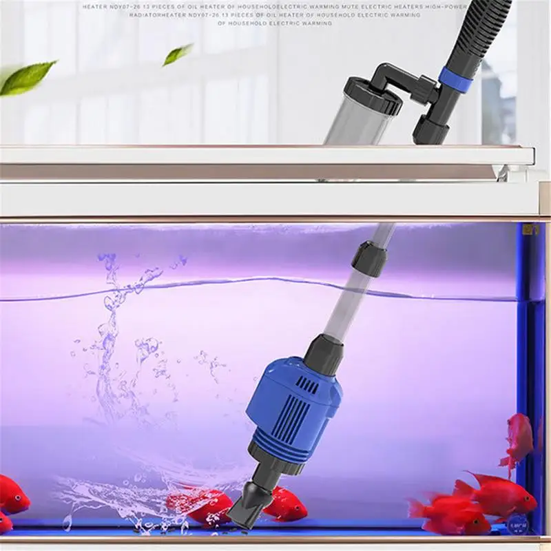 Aquarium Vacuum Cleaner Electric Siphon Gravel Cleaner Fish Tank Sand Cleaner Water Changer Siphon Filter Fish Tank Tools 220V