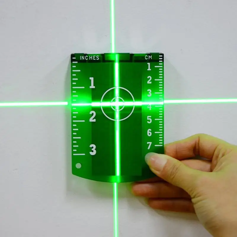 Нет заусенцев магнитного лазера целевой платы карты пластины для красный зеленый лазерный уровень