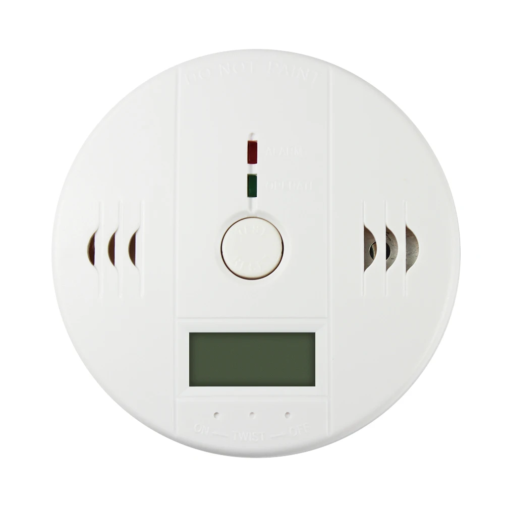 

New LCD CO Sensor Work Alone Built-In 85dB Siren Sound Independent Carbon Monoxide Poisoning Warning Alarm Detector