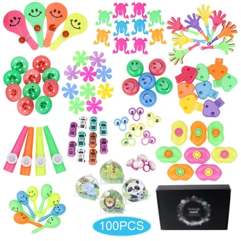 

Classroom Treasure Box 100 Pcs Party Supplies Kids Toy Giveaways Prizes Small Bulk Toys Birthday Pinata Fillers