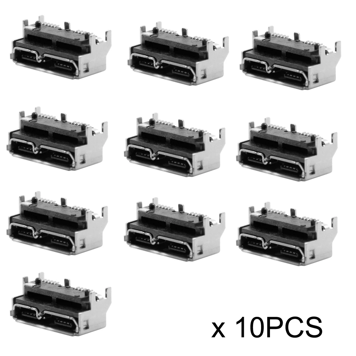10 шт. гнездовая Розетка Micro USB 3 0 10pin для монтажа на плате SMT типа 5 2 мм жесткого