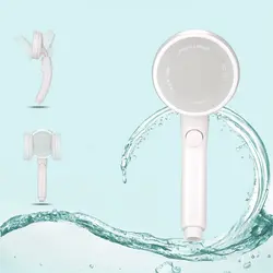 ABS высокого давления дождь ручной душ для ванной опрыскиватель 360 Вращение экономии воды Boost ручной душ с выключателем
