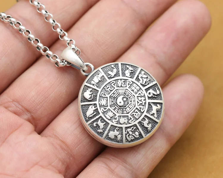 Подвеска в виде китайского животного серебро 990 пробы|chinese zodiac pendant|zodiac pendantpendant