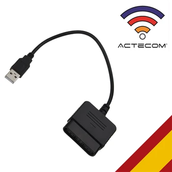 

ACTECOM ADAPTADOR PARA MANDO SIMPLE NEGRO PS1 PS2 a PS3 / PC A USB