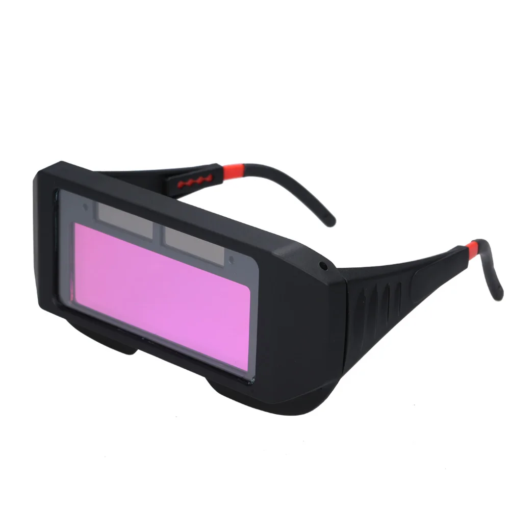 

Solar Powered Auto Darkening Welding Glass Photoelectric Welding Mask Helmet Practical Eyes Goggle Workplace Safety Protection