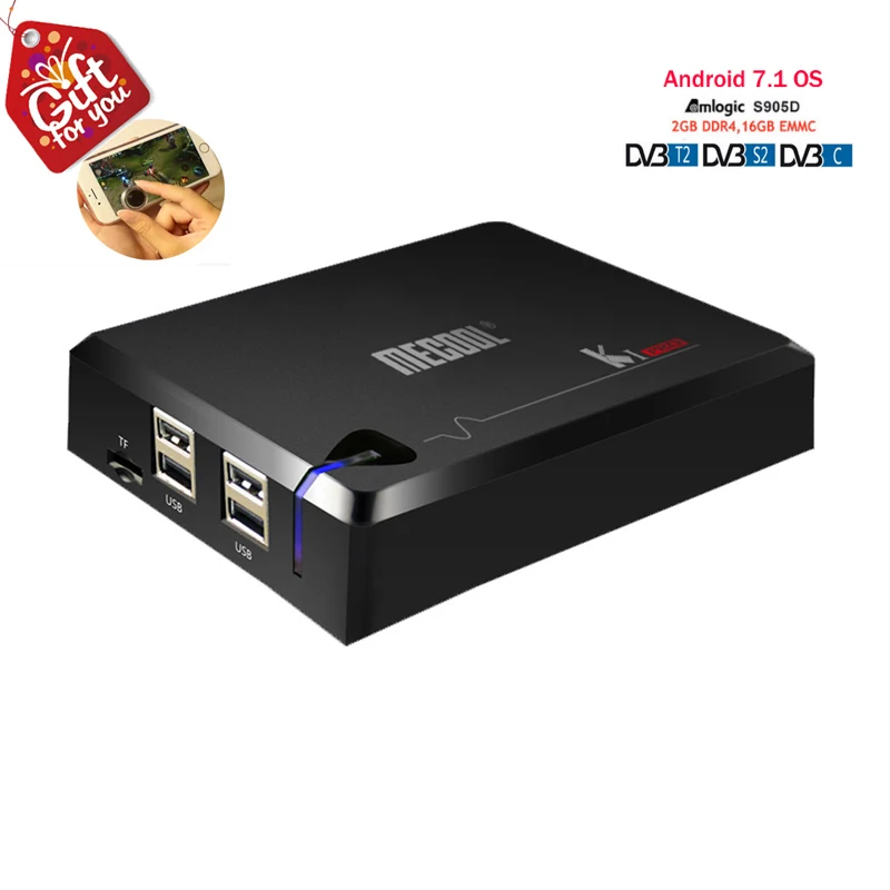 

k1 Pro Android TV Box Android 7.1 Amlogic S905D Octa Core 2gb DDR4 Ram 16gb Dvb-t2 Dvb s2 T2 C Dvb-c Dvbt2S Satellite Receiver