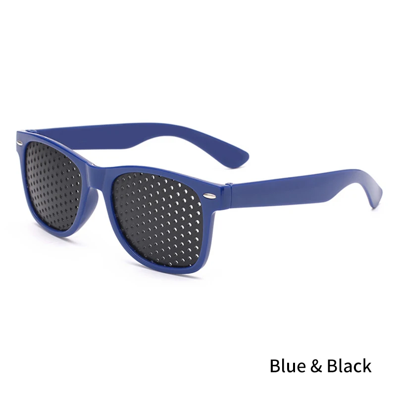 

CANCHANGE High Quality Black Unisex Vision Care Pin Hole Eyeglasses Pinhole Glasses Eye Exercise Eyesight Improve Plastic