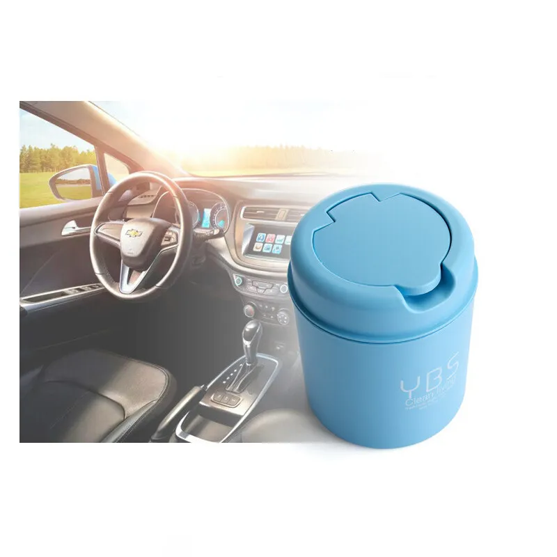 

Car Garbage Mini Plastic Trash Can Storage Trash Can Flip Plastic Storage Garbage Rubbish Can Car-Styling