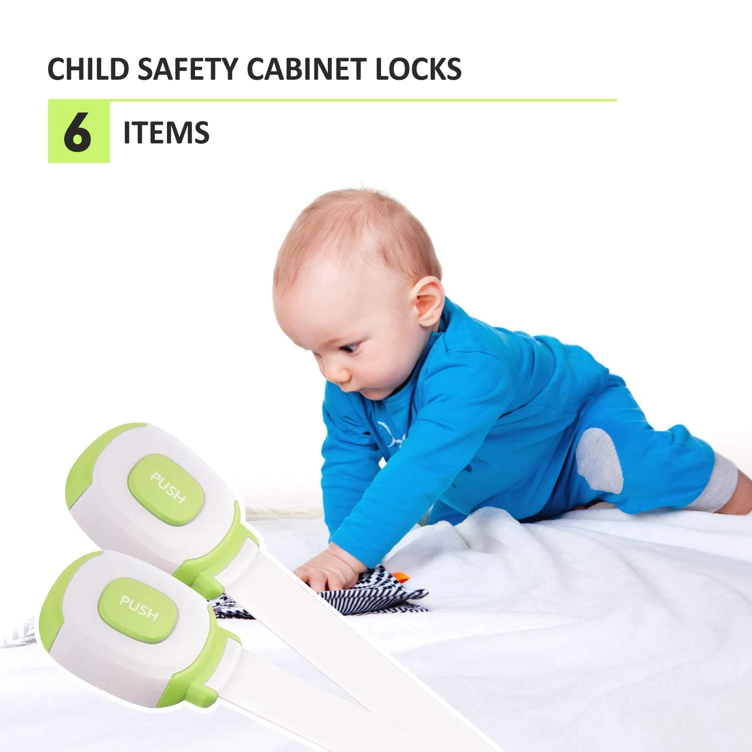 الطفل أقفال أقفال خزانة | الطفل مجلس الوزراء والأدراج لا الحفر | بسيط مزلاج Childproofing نظام-يفتحها الاطفال خزائن درج