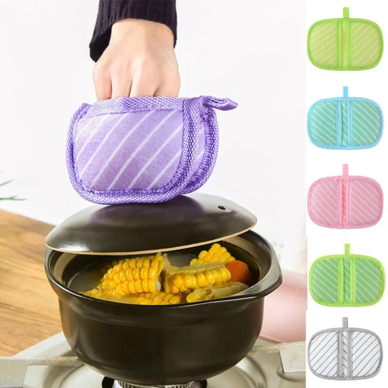 

1 Piece Cute Fashion Twill Stripe Kitchen Cooking microwave baking BBQ oven potholders oven mitts kitchen gloves