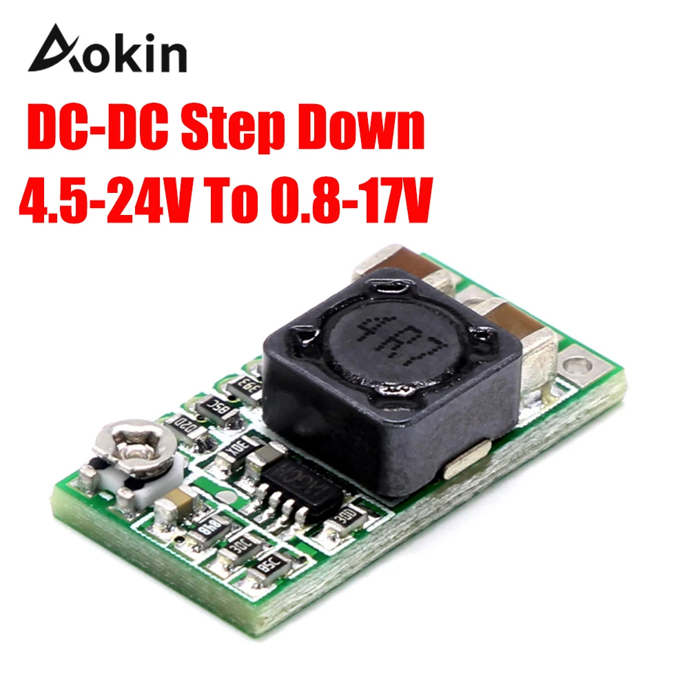 Mini DC 4 5 24V To 5V 3A понижающий модуль питания преобразователь напряжения