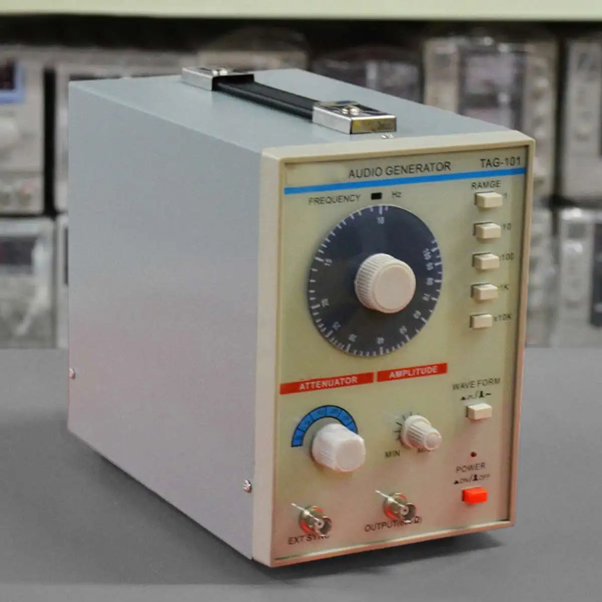 

TAG-101 110V/220V Low Frequency Audio Signal Generator Signal Source Producer 10Hz-1MHz tv Electronic Measuring Instrument Tools