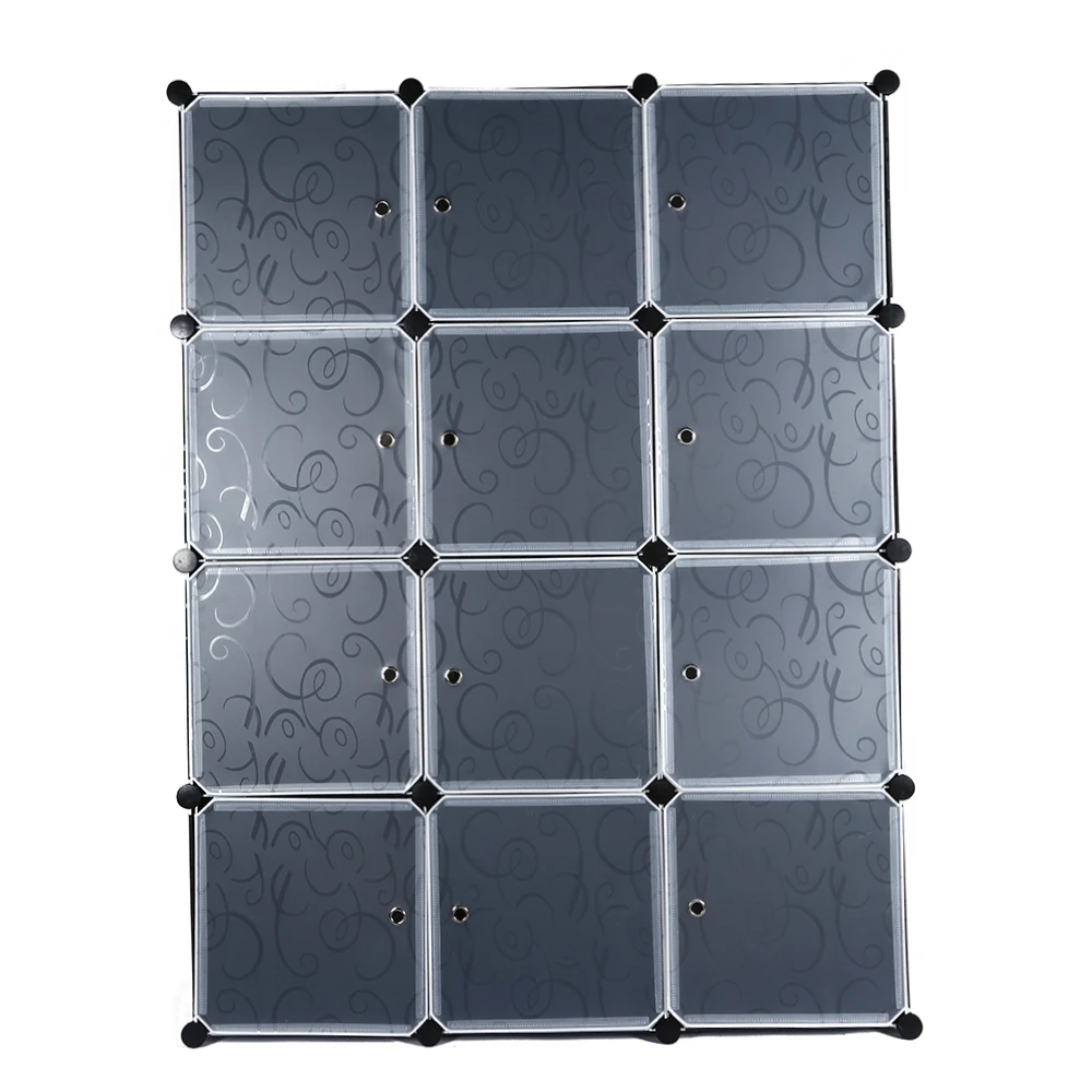 

Assembled 12 Cube Modular Wardrobe