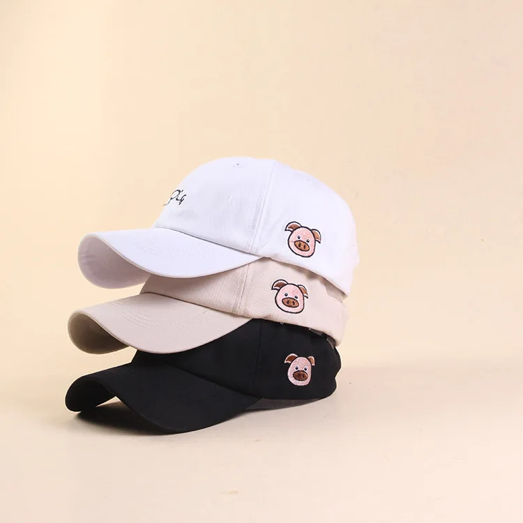 pig baseball cap