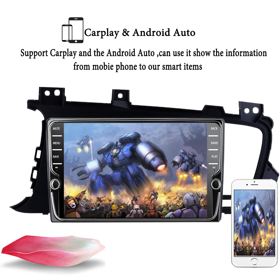 Deckless Octa Core IPS Android 8 1 Автомобильный DVD плеер для Kia K5/Kia Optima 2015 2012 gps РАДИО wifi стерео