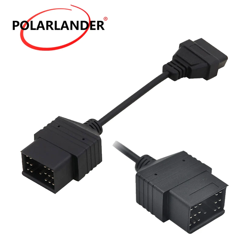 Best Auto Scanner Code Connectors Cable Adapter Transfer Car Diagnostic Connector For TOYOTA 17Pin to 16Pin OBD1 to OBD2