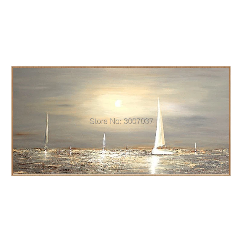 art abstract landscape oil painting on canvas sailing boat under the sunset wall art pictures for living room home decoracion art abstract landscape oil painting on canvas sailing boat under the sunset wall art pictures for living room home decoracion
