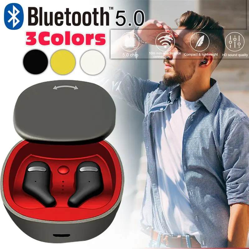 

A2-TWS Bluetooth 5.0 Earphone Wireless Earbuds Running Sports Binaural Mini Stereo Universal 5.0 Bluetooth Headset With Charging