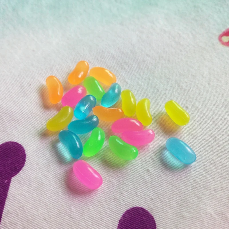 100 шт красочные миниатюрные желе конфеты милые мини Поддельные еда деко части Diy пластик моделирование еды