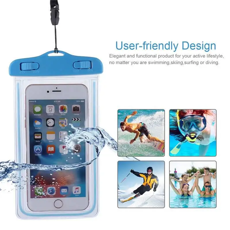 KISSCASE Waterproof Case For Huawei P30 Pro P20 Luminous Pouch Phone Bag Case For Samsung Galaxy S10 Plus Photography Underwater KISSCASE Waterproof Case For Huawei P30 Pro P20 Luminous Pouch Phone Bag Case For Samsung Galaxy S10 Plus Photography Underwater