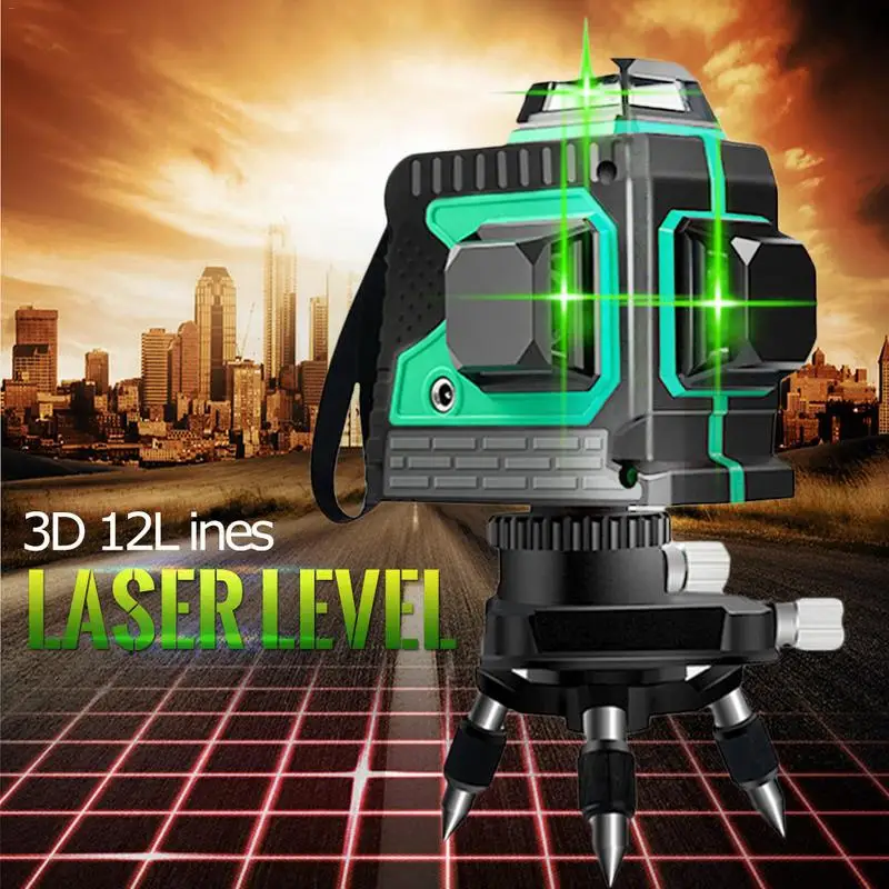 3D 12 Lines Green Laser Levels Self-Leveling 360 Horizontal And Vertical Cross Super Powerful Green Laser Beam Line #40 3D 12 Lines Green Laser Levels Self-Leveling 360 Horizontal And Vertical Cross Super Powerful Green Laser Beam Line #40
