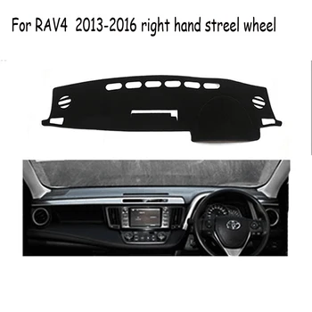 

FUWAYDA Car dashboard covers for TOYOTA RAV4 2013-2016 Right hand drive dashmat pad dash cover auto dashboard accessories