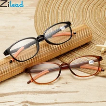 Zilead удобные круглые прочные очки для чтения для женщин и мужчин, ультралегкие прозрачные линзы HD, очки для дальнозоркости, очки для дальнозоркости
