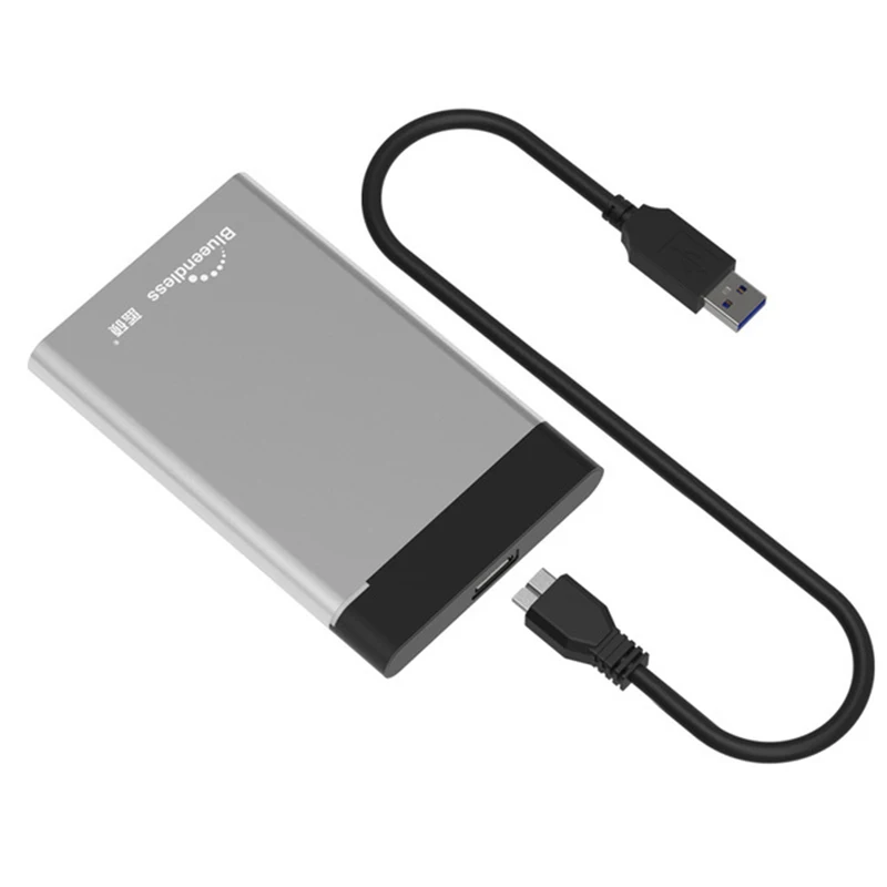 

BLUEENDLESS 2.5 Inch Hdd Enclosure Sata External Hard Disk Case USB 3.1 Hard Disco Aluminum Vover Vase For 7mm/9.5mm Hdd Ssd