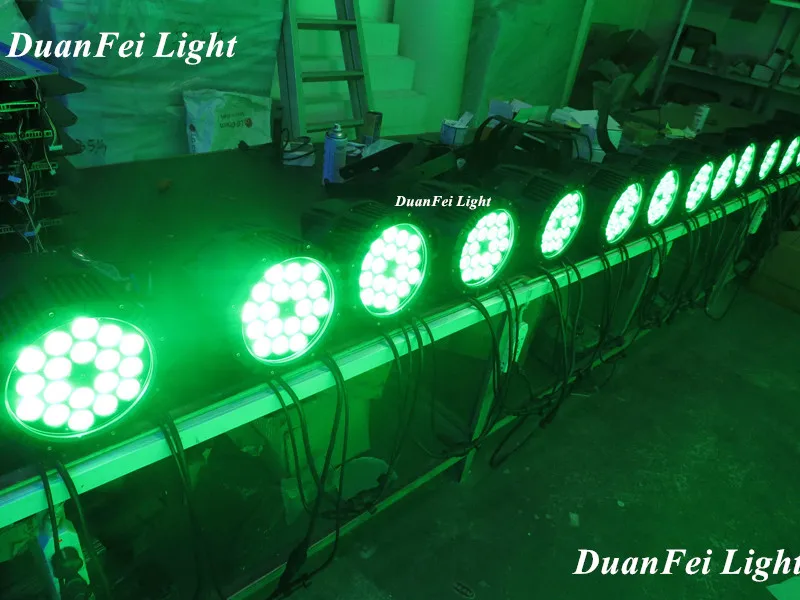 

8pieces led par dmx ip65 rgbw par 18x10 4in1 par led rgbw spot light wash led rgbw 10w