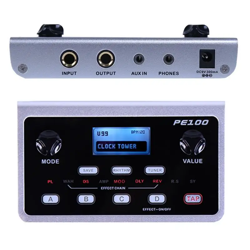 

Electric Guitar Integrated Effects Multi - Function 39 - Tone Digital Synthetic Effectors Musical Instrument Guitar Parts