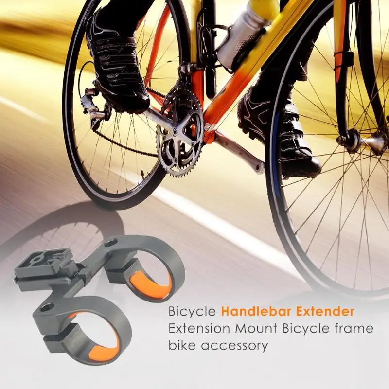 Perfect Bicycle Handlebar Extend Bracket Bike Multiful Headlight Lamp Phone Support Extender Bicycle Accessories 3
