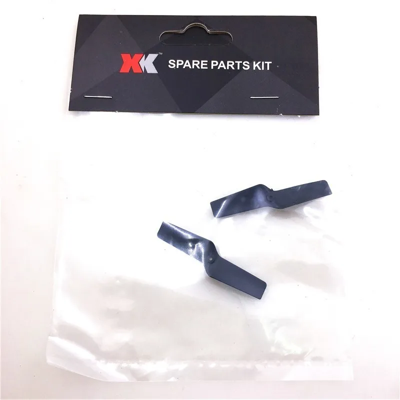 

1 Pair XK K130 6CH RC Helicopter Spare Parts Tail Blade K130.0018 Black / White