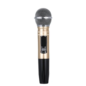 

UHF Wireless Microphone Handheld Microphone KTV Karaoke Mic 2pcs for Meeting Speech